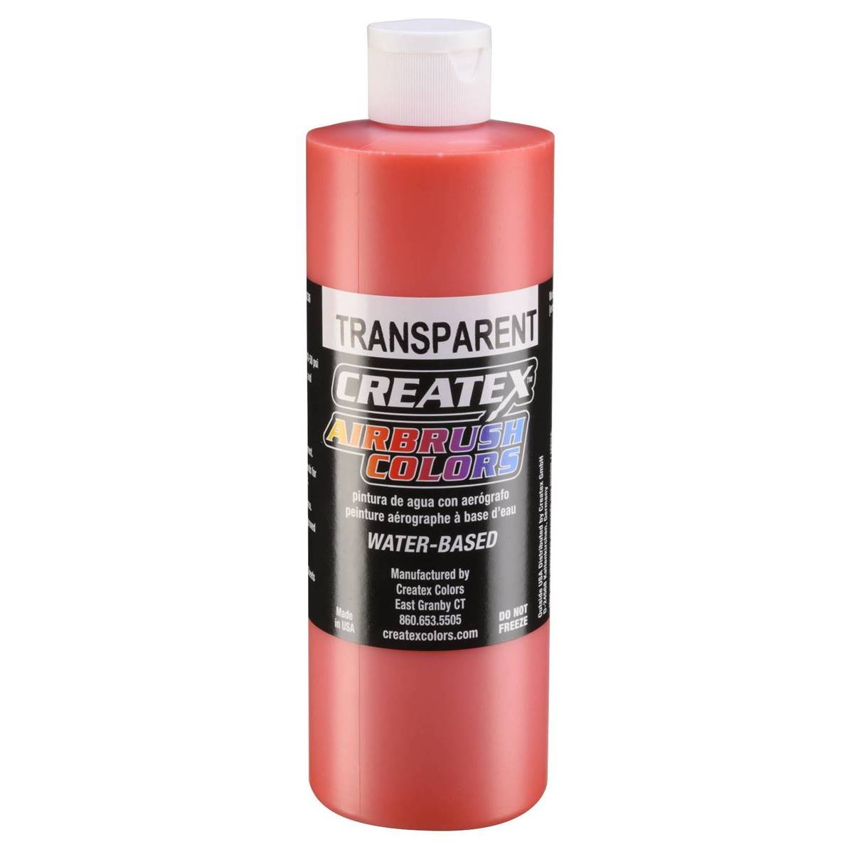 Peinture Createx transparente Sunset red 480ml