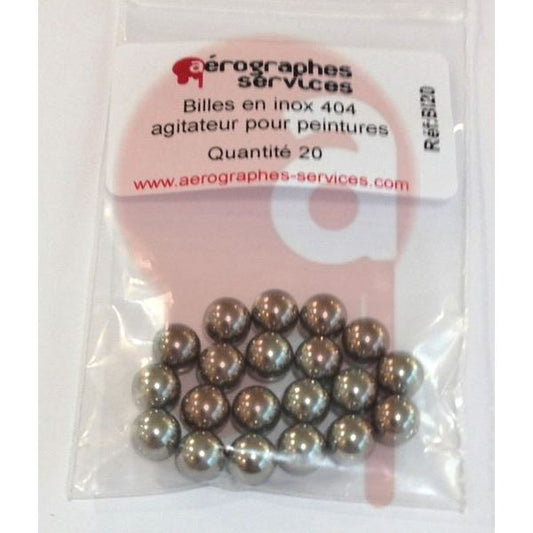 Billes en inox par 20